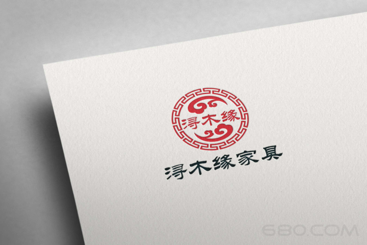 浔木缘家具logo设计