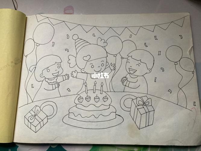 生日快到了,跟妈妈一起画个画_生日_生日派对_临摹_文化_绘画