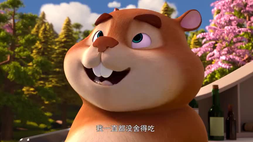 天才威为光头强当服务生,洞洞幺成功约会小仓鼠!