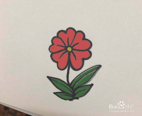 怎么画小花简笔画;怎么画花朵简单又好看