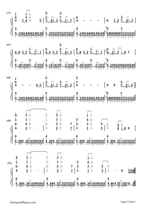 psimissing魔法禁书目录op1双手简谱预览3