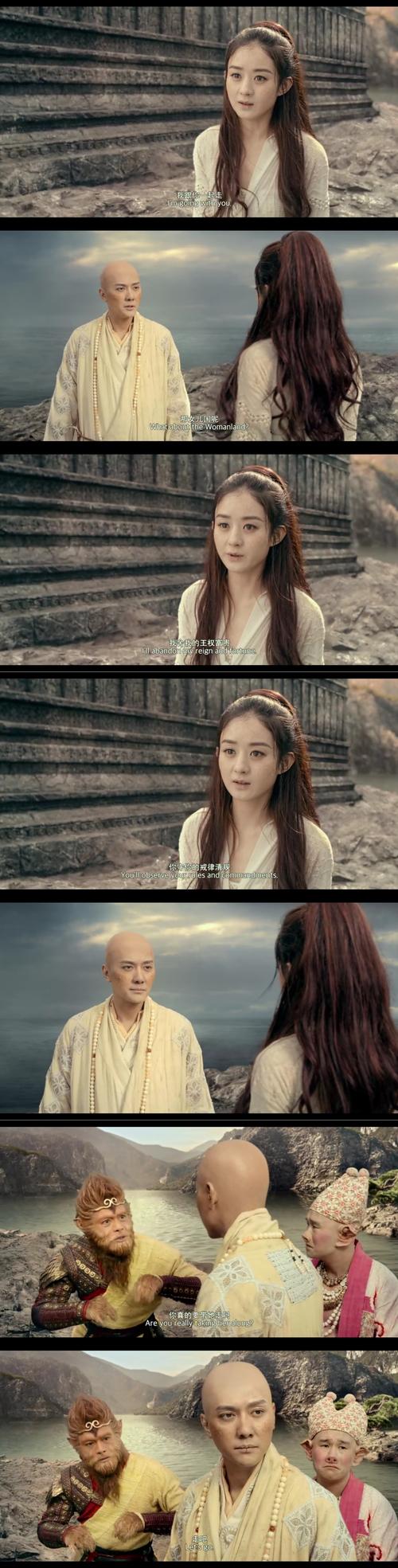 看西游记突然发现唐僧爱上了女儿国的女王,那时候只想到和尚破戒了