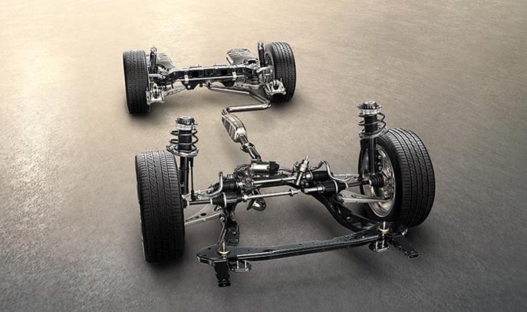 (全框式副车架 前麦弗逊 后四连杆独立悬挂)