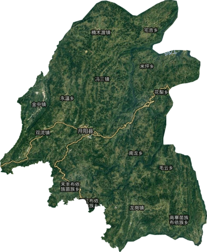 开阳县高清卫星地图,开阳县高清谷歌卫星地图