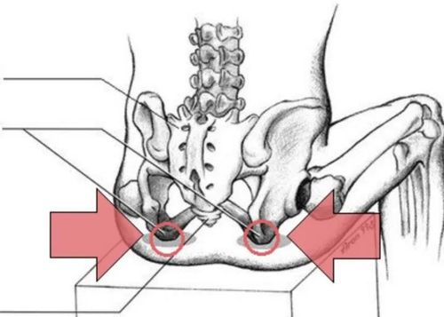 保护腰椎的正确坐姿,很重要的一点就是——坐在坐骨上.