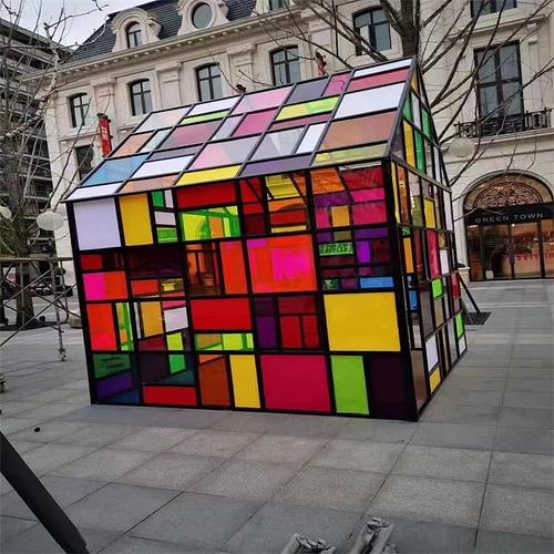 景区七彩小屋租赁彩色房子彩色玻璃屋出租出售