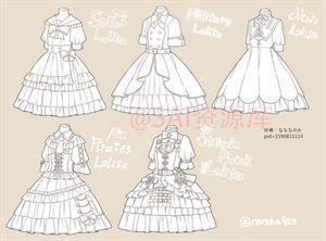 如何设计动漫女生的裙子样式?