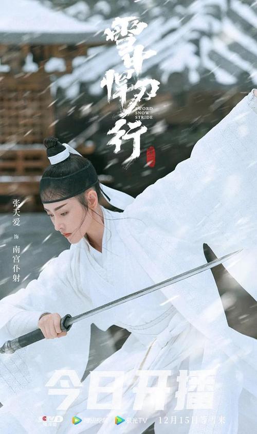 张天爱雪中悍刀行开播立flag想当天下第一读书人
