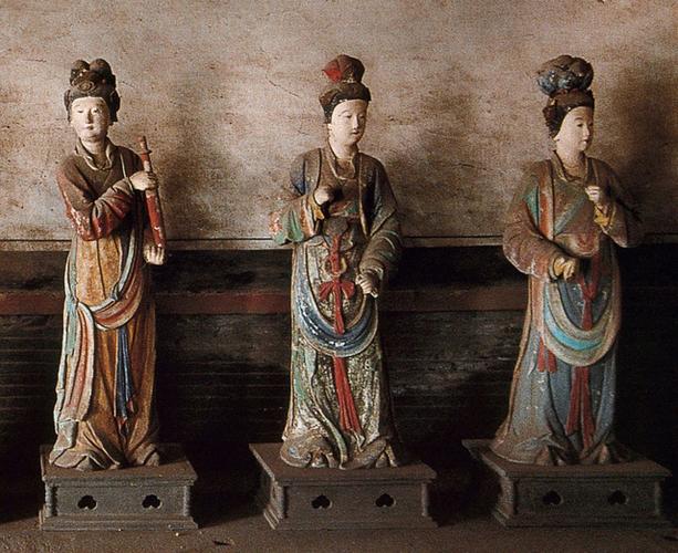 晋祠圣母殿侍女