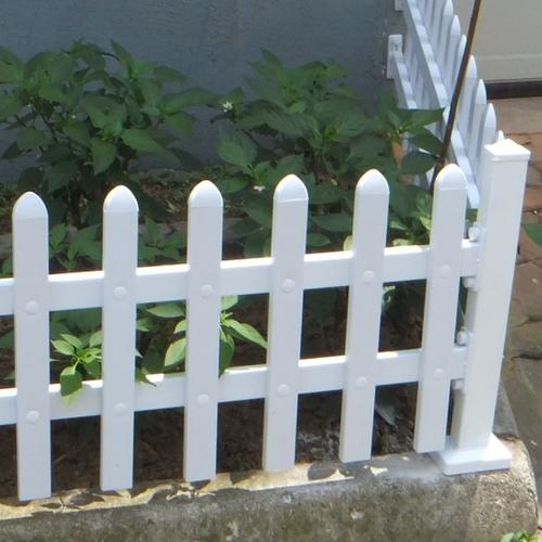 塑钢护栏栏杆户外田园庭院别墅花坛篱笆塑料栅栏 pvc