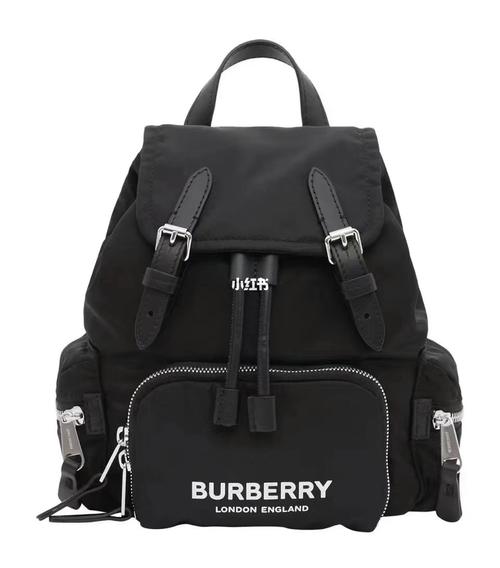 【burberry】 黑色logo军旅双肩包_博柏利怎么样_双肩