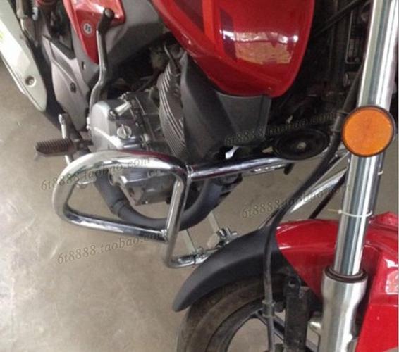 钱江御龙qj125-26,125-26a豪华摩托车保险杠/前护杠御龙改装配件