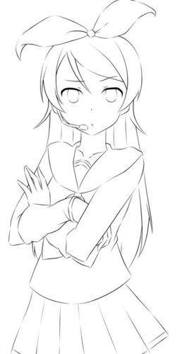 日本动漫线描素材图2531