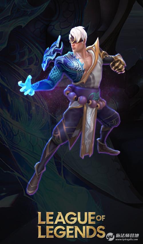 《英雄联盟》"神龙尊者"皮肤艾希 盲僧