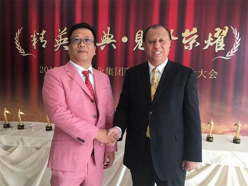 东升伟业于爱东董事长和菲博特创始人汤爱华先生