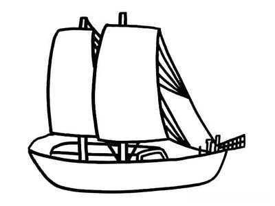 小船是怎么画的简笔画最简单