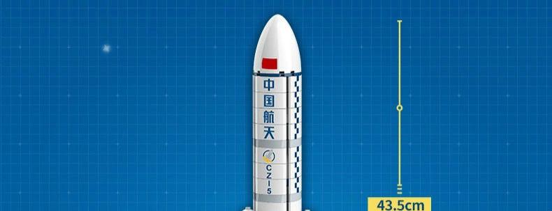 新年礼物天宫空间站模型积木天宫号中国航天载人空间站模型可拆卸拼装
