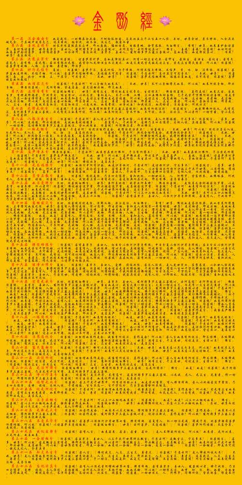 金刚经 佛教经文 金刚般若波罗蜜经丝绸卷轴挂画金刚塔经镇宅辟邪