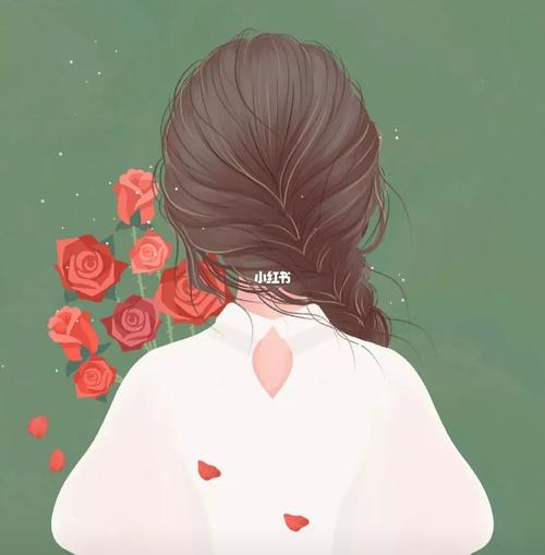 动漫女孩背影头像来了_动漫_头像_素材_头像