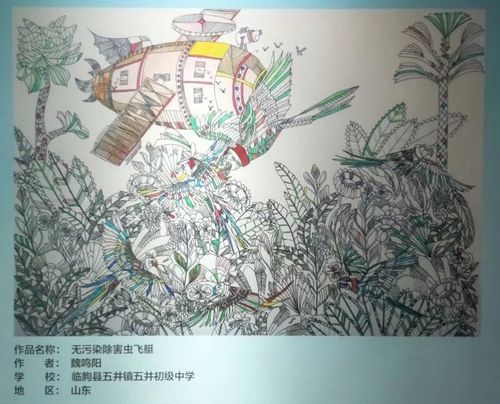 第33届全国青少年科技创新大赛优秀科幻画作品留存