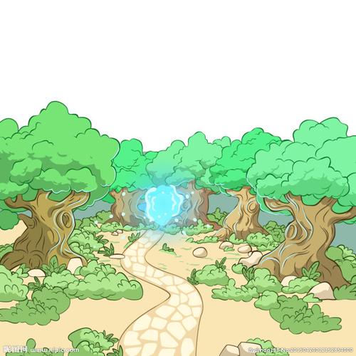 卡通漫画森林图片