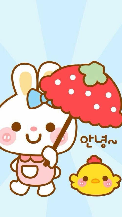 简单 清新 可爱 手绘 卡通 动漫 二次元 萌系 清新 插画 手机壁纸