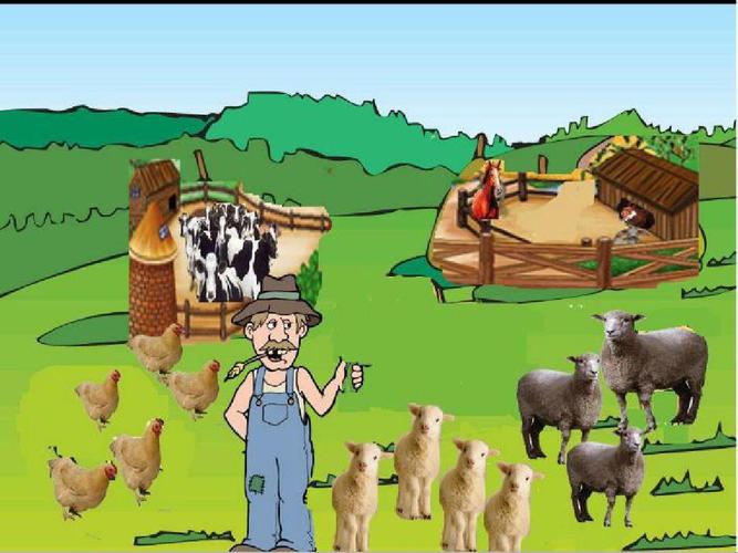 新版pep六年级英语下册 recycle day 1 a beautiful farmppt