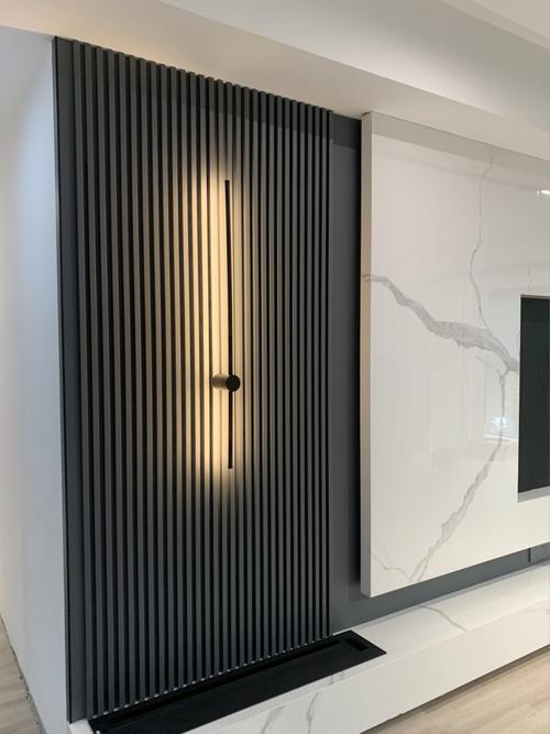 极简线条壁灯长条格栅客厅电视背景墙卧室简约现代