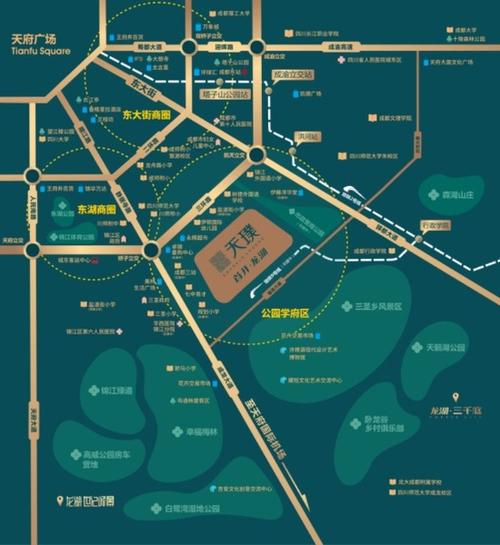 (首开•龙湖天璞 区位图)