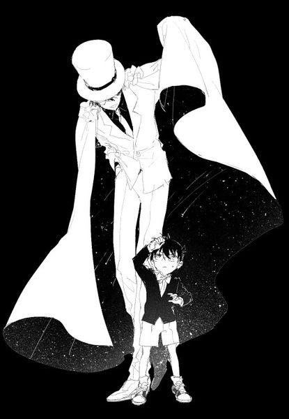 谁有怪盗基德或柯南图质比较好的图.不要百度上的那些剧照.