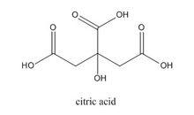柠檬酸结构式