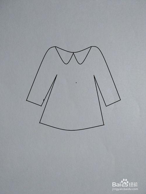 简单好看衣服的简笔画方法
