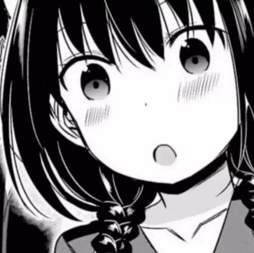 日系(黑白)动漫女头像