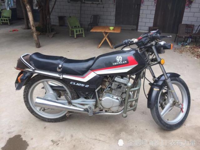 曾经的春兰豹摩托车,还有人记得么?虽然是仿造品,但也