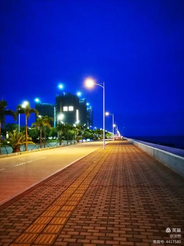 夜幕下的汕头东海岸(手机随拍)