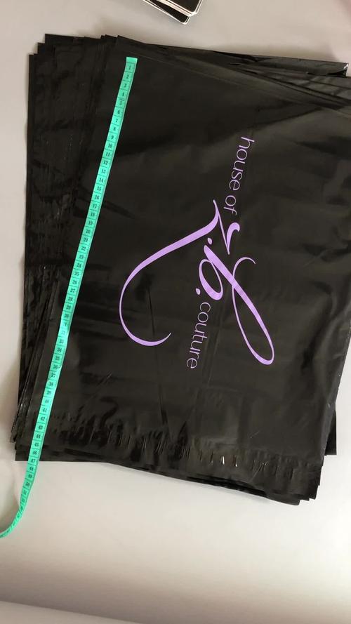 custom printed black poly mailer envelope mailing