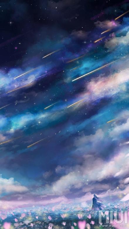 清新唯美自然璀璨奇幻梦幻宇宙月夜星空高清壁纸