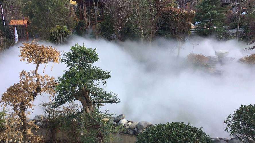 烟台人造雾景观