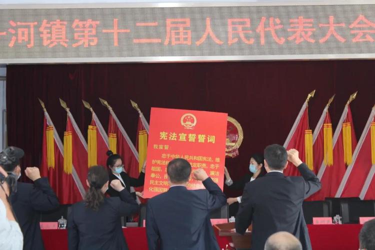 鄂伦春自治旗克一河镇举行新任职干部向宪法宣誓仪式