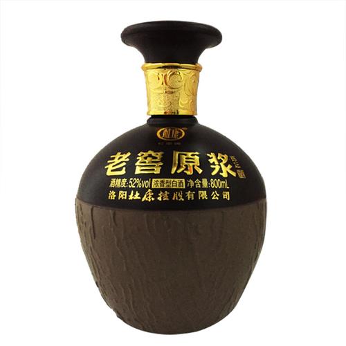 52度杜康老窖原浆陈坛浓香型白酒800ml1瓶瓶