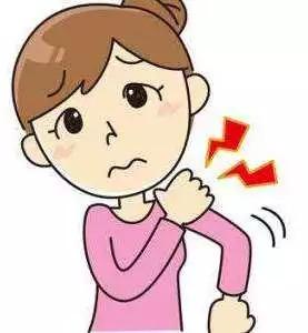 她的左肩部逐渐出现夜间睡眠疼痛,不能向后背部弯曲和上举,连简单的扣