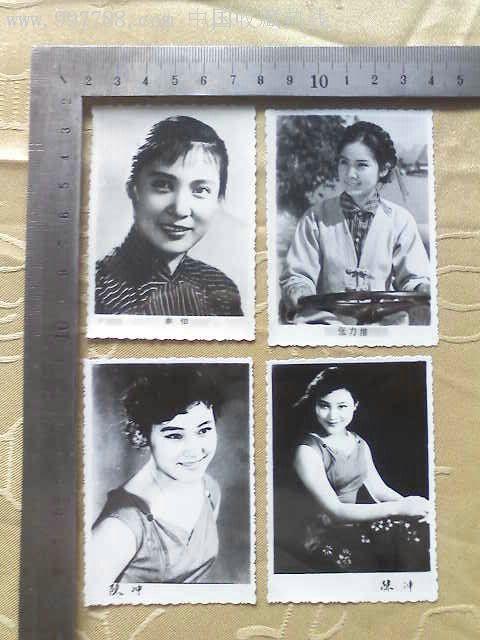 影星陈冲,老照片,个人照片,七十年代(20世纪),黑白,2.