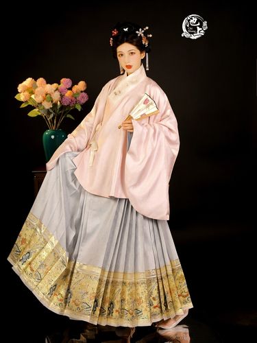 玉竹明制马面裙定制原创汉服日常少女汉服