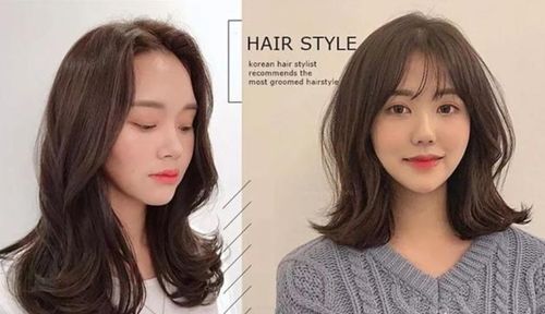 齐肩发至锁骨长度最修饰脸型,辅以精心修剪处理发量,层次,刘海,色系
