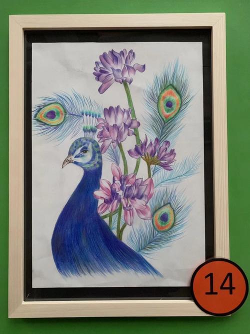 华隆幼儿园教师彩铅画比赛