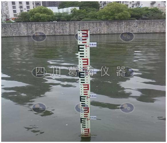 河道中心水位标尺安装