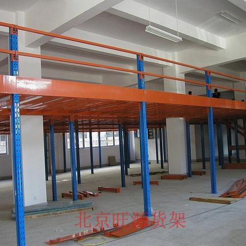 阁楼平台架重型货架钢结构钢制托盘二层放货平台货架库房办公平台