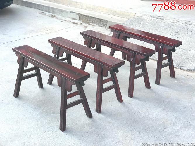 民国花梨木条凳老凳子一套老家具