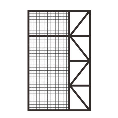 铁艺屏风隔断定做镂空网格铁网玄关酒吧餐厅工业风美式复古装饰架