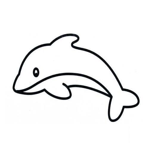 下面是9252儿童网小编给大家分享的跳出水面的海豚简笔画,让我们一起